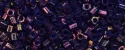 (image for) TOHO Size 8/o Hexagon Shape Seed Bead-Purple Higher Metallic