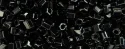 (image for) TOHO Size 8/o Hexagon Shape Seed Bead-Jet Black Opaque