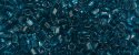 (image for) TOHO Size 8/o Hexagon Shape Seed Bead-Blue Zircon Transparent