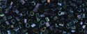 (image for) TOHO Size 8/o Hexagon Shape Seed Bead-Navy Blue Iris Metallic