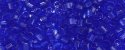 (image for) TOHO Size 8/o Hexagon Shape Seed Bead-Cobalt Blue Transparent
