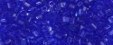 (image for) TOHO Size 8/o Hexagon Shape Seed Bead-Cobalt Blue Transparent