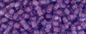 (image for) TOHO Size 8/o Hexagon Shape Seed Bead-Pink Lined Aqua