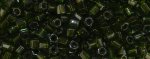 (image for) TOHO Size 8/o Hexagon Shape Seed Bead-Olivine Transparent