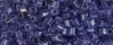 (image for) TOHO Size 8/o Hexagon Shape Seed Bead-Purple Lined Crystal Luster