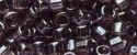 (image for) TOHO Aiko Precision Cylinder Bead. Amethyst Transparent Luster TB-110B