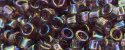 (image for) TOHO Aiko Precision Cylinder Bead. Amethyst Transparent Rainbow TB-166B