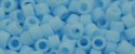 (image for) TOHO Aiko Precision Cylinder Bead. Aqua Matte Opaque TB-43F