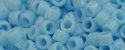(image for) TOHO Aiko Precision Cylinder Bead. Aqua Opaque TB-43