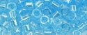 (image for) TOHO Aiko Precision Cylinder Bead. Aqua Transparent Luster TB-104