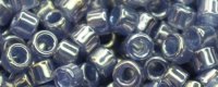 (image for) TOHO Aiko Precision Cylinder Bead. Black Diamond Gold Luster TB-455