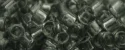 (image for) TOHO Aiko Precision Cylinder Bead. Black Diamond Transparent TB-9B