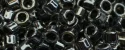 (image for) TOHO Aiko Precision Cylinder Bead. Black Lined Crystal Transparent TB-344