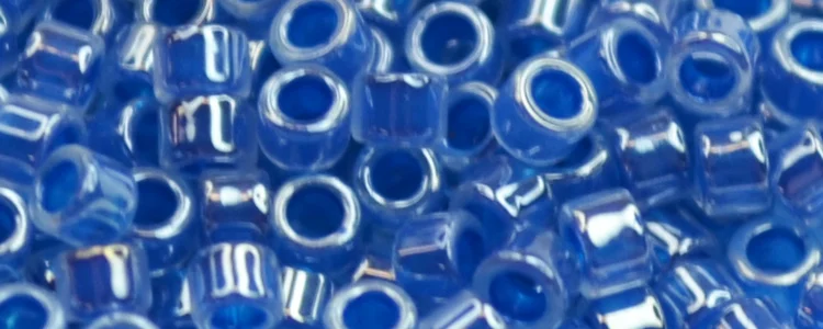 (image for) TOHO Aiko Precision Cylinder Bead. Blue Ceylon Pearl TB-917