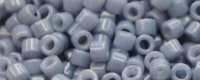 (image for) TOHO Aiko Precision Cylinder Bead. Blue Grey Opaque TB-1618