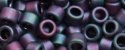(image for) TOHO Aiko Precision Cylinder Bead. Blue Iris Metallic Matte TB-705