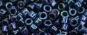 (image for) TOHO Aiko Precision Cylinder Bead. Blue Iris Metallic TB-88