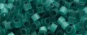 (image for) TOHO Aiko Precision Cylinder Bead. Blue Zircon Satin TB-1523