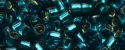(image for) TOHO Aiko Precision Cylinder Bead. Blue Zircon Silver Lined TB-27BD