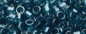 (image for) TOHO Aiko Precision Cylinder Bead. Blue Zircon Transparent Luster TB-108BD