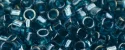 (image for) TOHO Aiko Precision Cylinder Bead. Blue Zircon Transparent Luster TB-108BD