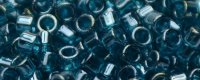 TOHO Aiko Precision Cylinder Bead. Blue Zircon Transparent Luster TB-108BD (image for) TOHO Aiko Precision Cylinder Bead. Blue Zircon Transparent Luster TB-108BD
