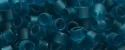(image for) TOHO Aiko Precision Cylinder Bead. Blue Zircon Transparent Matte TB-7BDF