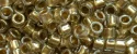 (image for) TOHO Aiko Precision Cylinder Bead. Bronze Lined Crystal Transparent TB-989