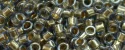 (image for) TOHO Aiko Precision Cylinder Bead. Bronze Lined Light Sapphire Transparent TB-992