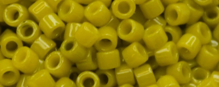 (image for) TOHO Aiko Precision Cylinder Bead. Chartreuse Opaque TB-1607