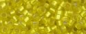 (image for) TOHO Aiko Precision Cylinder Bead. Citrine Silver Lined Matte TB-32F