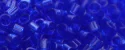 (image for) TOHO Aiko Precision Cylinder Bead. Cobalt Blue Transparent TB-8