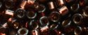 (image for) TOHO Aiko Precision Cylinder Bead. Copper Lined Cranberry Transparent TB-866