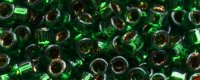 (image for) TOHO Aiko Precision Cylinder Bead. Copper Lined Emerald Transparent TB-863