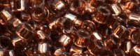 TOHO Aiko Precision Cylinder Bead. Copper Lined Light Amethyst Transparent TB-746 (image for) TOHO Aiko Precision Cylinder Bead. Copper Lined Light Amethyst Transparent TB-746