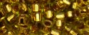 (image for) TOHO Aiko Precision Cylinder Bead. Copper Lined Peridot Transparent TB-747