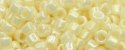 (image for) TOHO Aiko Precision Cylinder Bead. Cream Opaque Luster TB-123
