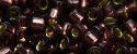 (image for) TOHO Aiko Precision Cylinder Bead. Dark Amethyst Silver Lined TB-26C