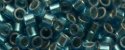 (image for) TOHO Aiko Precision Cylinder Bead. Aqua Silver Lined Matte TB-23BF