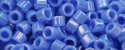 (image for) TOHO Aiko Precision Cylinder Bead. Dark Blue Opaque Rainbow TB-408L