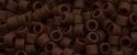 (image for) TOHO Aiko Precision Cylinder Bead. Dark Brown Matte Opaque TB-46F