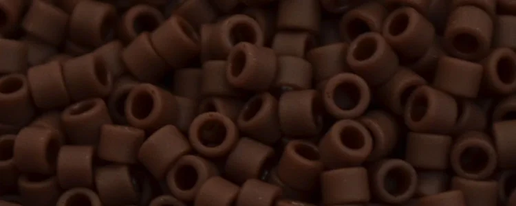 (image for) TOHO Aiko Precision Cylinder Bead. Dark Brown Matte Opaque TB-46F