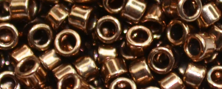 (image for) TOHO Aiko Precision Cylinder Bead. Dark Copper Metallic TB-522