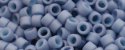 (image for) TOHO Aiko Precision Cylinder Bead. Dark Cornflower Opaque Matte TB-1617F