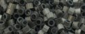 (image for) TOHO Aiko Precision Cylinder Bead. Dark Grey Satin TB-1534