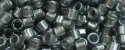 (image for) TOHO Aiko Precision Cylinder Bead. Dark Grey Silver Lined Semi Matte TB-1001