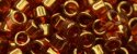 (image for) TOHO Aiko Precision Cylinder Bead. Dark Hyacinth Gold Luster TB-329
