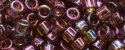 (image for) TOHO Aiko Precision Cylinder Bead. Dark Rose Gold Luster TB-425
