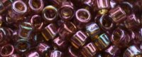 (image for) TOHO Aiko Precision Cylinder Bead. Dark Rose Gold Luster TB-425