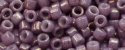 (image for) TOHO Aiko Precision Cylinder Bead. Dark Rose Marbled Opaque TB-1202